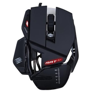  MAD CATZ R.A.T. 4+ Gaming Maus Schwarz - Maus - Optisch (MR03MCINBL000-0) Mäuse 