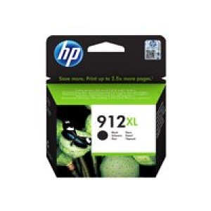 HP 912XL High Yield Black Original Ink Cartridge 