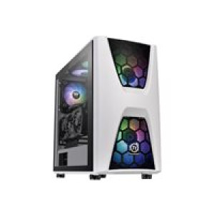 THERMALTAKE Commander C34 TG Midi T. Snow "ARGB"    weiß 