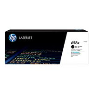 HP 658X Black LaserJet Toner Cartridge 