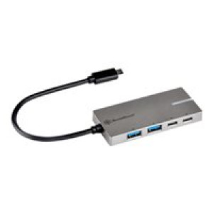 SILVERSTONE EP09 - Hub - 2 x USB 3,1 Gen 1 + 2 x USB-C - Desktop (SST-EP09C) 