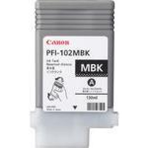 CANON PFI-102MBK - Pigment schwarz matt - iPF500 - iPF600 - iPF700 - iP710 - iPF720 - Tintenstrahl 