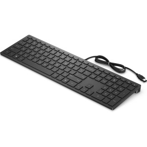  HP Pavilion 300 - Keyboard - USB - English QWERTY - jet black (4CE96AA#ABB) Tastaturen 