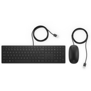  HP Pavilion Wired Desktop Set 400 Black FRENCH (4CE97AA#ABF) Tastaturen 