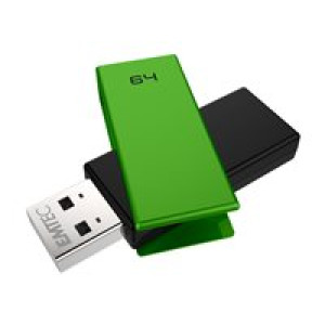  EMTEC USB-Stick 64 GB C350  USB 2.0 Brick Green  