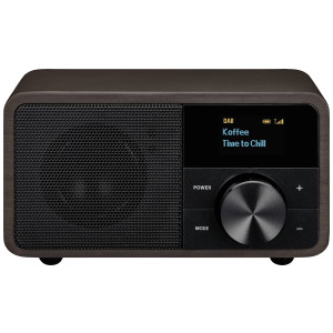 SANGEAN Genuine Mini DDR-7 DAB+ Tischradio AUX, Bluetooth®, UKW Dunkelbraun 