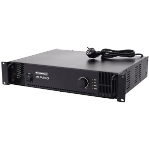 OMNITRONIC PAP-240 ELA-Verstärker 240 W 1-Kanal 1-Zonen 