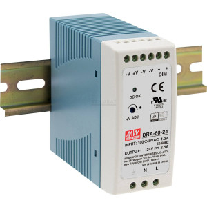 MEAN WELL DRA-60-12 Hutschienen-Netzteil (DIN-Rail) 12 V/DC 5 A 60 W 1 x 