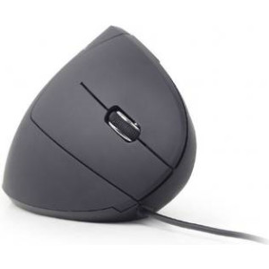  GEMBIRD MUS-ERGO-01 USB-Maus, Ergonomische Maus Optisch Ergonomisch Schwarz Mäuse 