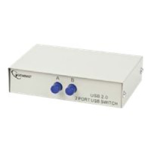  GEMBIRD DSU-21 Weiß Tastatur/Video/Maus (KVM)-Switch (DSU-21)  