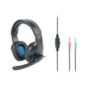 GEMBIRD Headset Stereo + Mikro verstellbar schwarz 