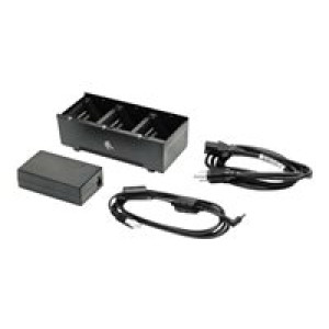 ZEBRA 3 SLOT BATT CHARGER UK PWR COR 