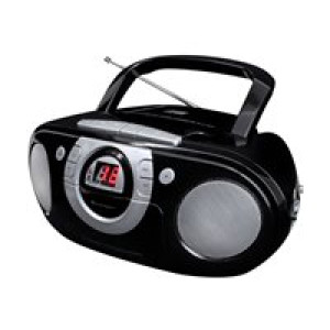 WÖRLEIN Soundmaster SCD5100SW sw Radio mit CD UKW,Kassette,AUX,Batt/Netz 