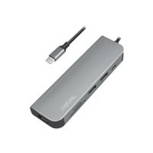 LOGILINK USB-C HUB, HDMI, PD, Kartenleser, USB 3.2 GEN 1x1 