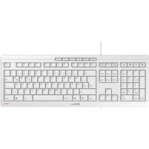  CHERRY STREAM KEYBOARD grey (FR) Tastaturen 