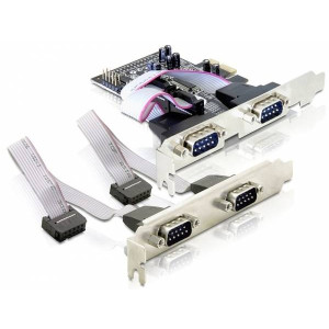 DELOCK PCI Express Karte 4 x Seriell 