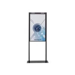  HAGOR Floormount OM46N-D Bodenmontagesystem speziell fuer Samsung OM46N-D Positionierung nah am Scha  