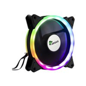  INTER-TECH Argus RS04 - RGB-Set 5V-RGB-Luefter, 50cm lange RGB-LED-Stripe LED addressierbar Kühler 