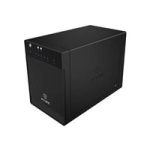 ICY BOX IB-3740-C31 4fach JBOD Type-C 8,9cm 3.5Zoll SATA I/II/III HDDs 