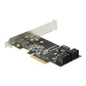 DELOCK 5 Port SATA PCI Express x4 Karte - Low Profile Formfaktor 