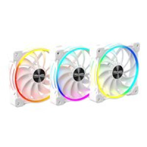  EKL Alpenföhn Wing Boost 3 ARGB High Speed PWM PC-Gehäuse-Lüfter Weiß (B x H x T) 120 x 120 x 25 mm Gehäuse kühler 