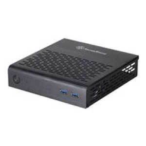 SILVERSTONE SST-PT13B-USB3.0 Petit Thin-Mini-ITX Gehäuse - schwarz 