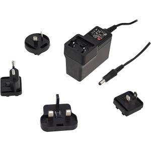 MEAN WELL GEM60I15-P1J Steckernetzteil, Festspannung 15 V/DC 4 A 60 W Enersgiespar-Stecker (GEM60I15 