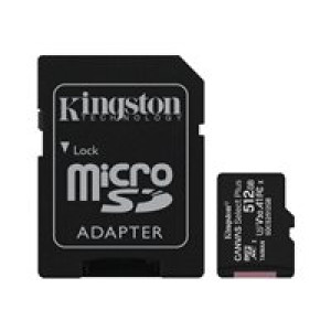  KINGSTON 512GB MICROSDXC CANVAS SELECT  