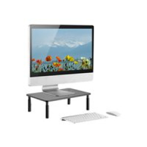  TECHLY Monitor / Laptop Ablagetisch, schwarz, 370x235x120 mm  