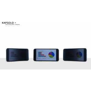 KAPSOLO 4-wege Blickschutzfilter selbstklebend für Oppo R17 / R17 Pro (KAP11266) 