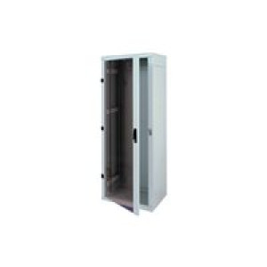 TRITON - 19"" Standschrank 27HE 600x600 Glastür 