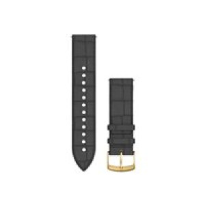 GARMIN Quick Release Band - Uhrarmband - 125 - 196 mm - black embossed, gold 