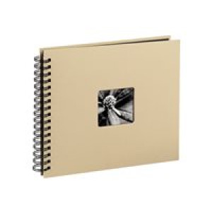 HAMA Spiral Bound "Fine Art" - Album - 100 x 4x6" (10x15 cm) - Neutral - Taupe x 1 (113681) 