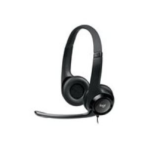 LOGITECH ClearChat Comfort USB Headset Binaural Schwarz (981-000014) 