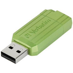  VERBATIM Store n Go Pinstripe Eucalyptus Green 64GB  