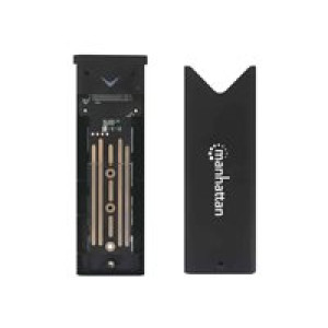 IC INTRACOM Manhattan M.2 NVMe SSD-Festplattengehäuse USB 3.2 Gen2 USB-C 