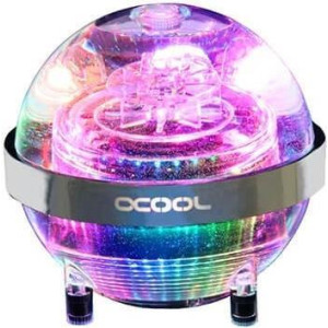  ALPHACOOL Eisball Digital RGB Plexi Kühler 