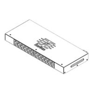  RARITAN PDU 1 phase 230V, 16A, IEC60309 2P+E to 12x C13, outlet metered and switched, 3 meter PX3-52  