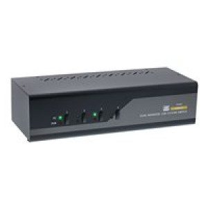  INTOS ELECTRONIC KVM Desktop Switch - 4-fach - Dual Monitor - HDMI - 4K - USB 3.0 - Audio (62654I)  