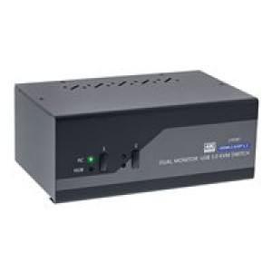  INTOS ELECTRONIC InLine 62642I - KVM-/Audio-/USB-Switch - 2 x KVM/Audio/USB - 1 lokaler Benutzer - D  