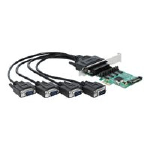 DELOCK PCI Express Karte zu 4 x Seriell RS-232 mit Spannungsversorgung (89938) 