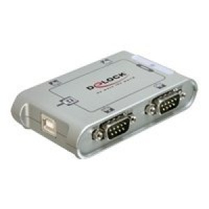 DELOCK USB 2.0 zu 4 Port Seriell HUB 