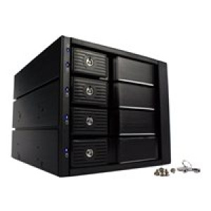 FANTEC BP-SA3141, 4x SAS/SATA 6G 3.5" HDD trägerlos in 3x5,25" Backplane Modul (2186) 