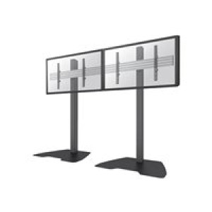  NEOMOUNTS BY NEWSTAR PRO Flat Screen Stand - 2x1 (2 x horizontal) - box 1/2 / 32-55" / Black/silver  