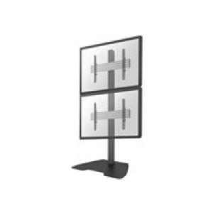  NEOMOUNTS BY NEWSTAR PRO Flat Screen Stand - 1x2 (2 x vertical) - box 1/2 / 32-65" / Black/silver  