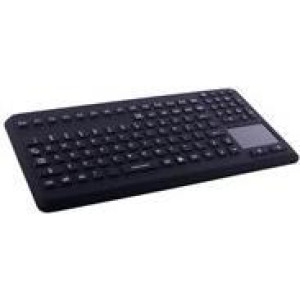  GETT InduProof Advanced TOUCH USB (DE) Silikon IP68 Tastatur DIN EN 60601 Touchpad schwarz 104 Taste Tastaturen 