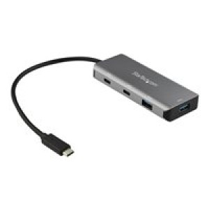 STARTECH.COM 4-Port-USB-C -Hub 10 Gbit /s mit 2 x USB-A- und 2 x USB-C - Host-Verlängerungskabel 