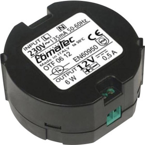 COMATEC OTF/06.12RA AC/DC-Einbaunetzteil 0.5 A 6 W 12 V/DC 