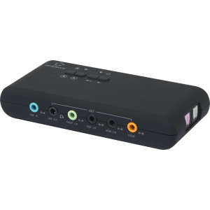 RENKFORCE Surround Sound Box extern 8-Kanal 3D USB External 7.1 schwarz 