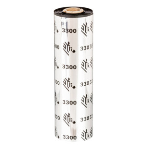 ZEBRA ZipShip 3300, Thermotransferband, Wachs/Harz, 84mm 
